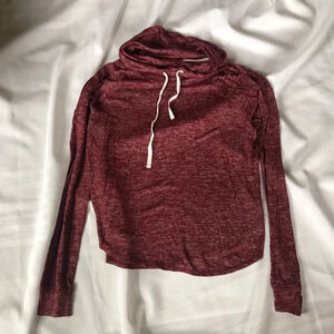 HOLLISTER Long Sleeved  Slouchy Neck Tee